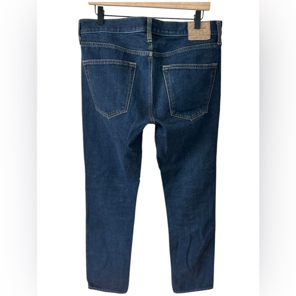 Men’s Abercrombie & Fitch Dark Wash‎ Skinny Jean 32X30 Buttonfly Zip Pockets - Picture 2 of 7